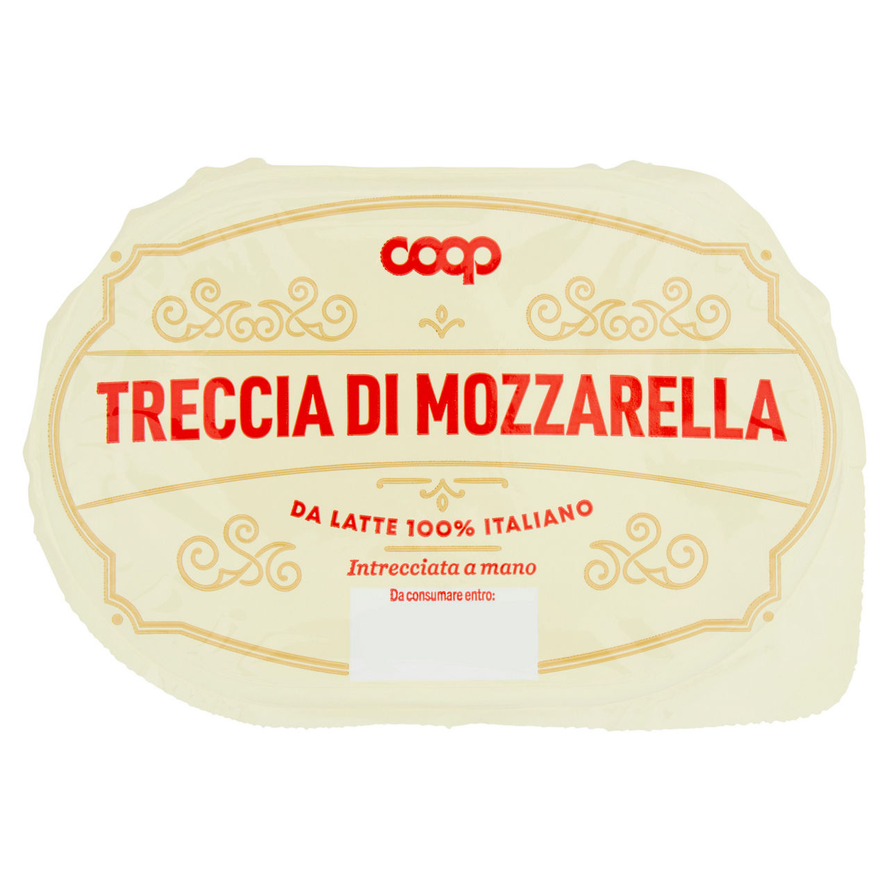 Treccia di mozzarella intrecciata a mano 180 gr
