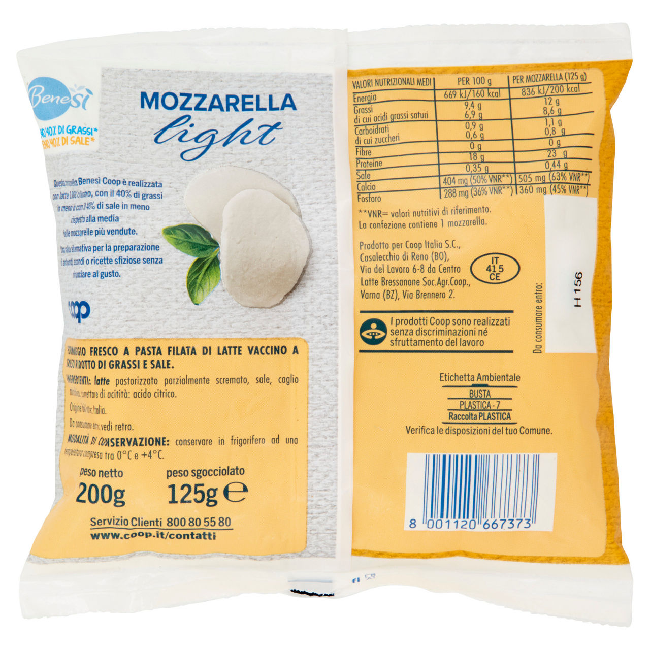 Mozzarella light 125 gr - Immagine 11