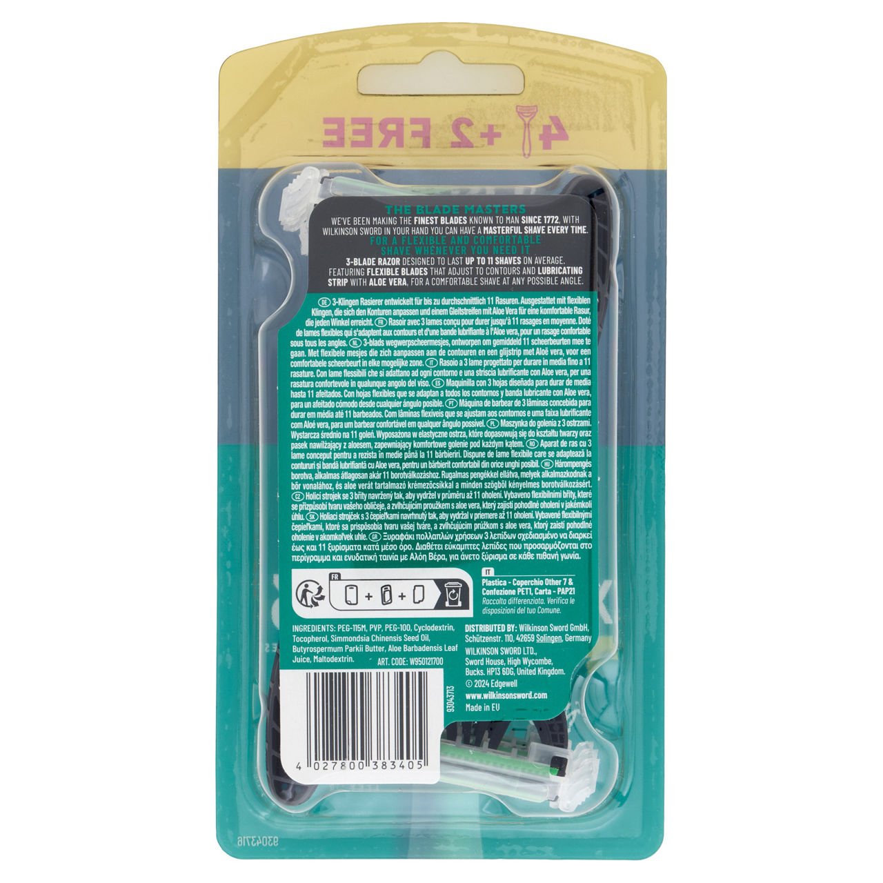 Rasoi usa e getta Sensitive 4 pz + 2 pz in omaggio - Immagine 11