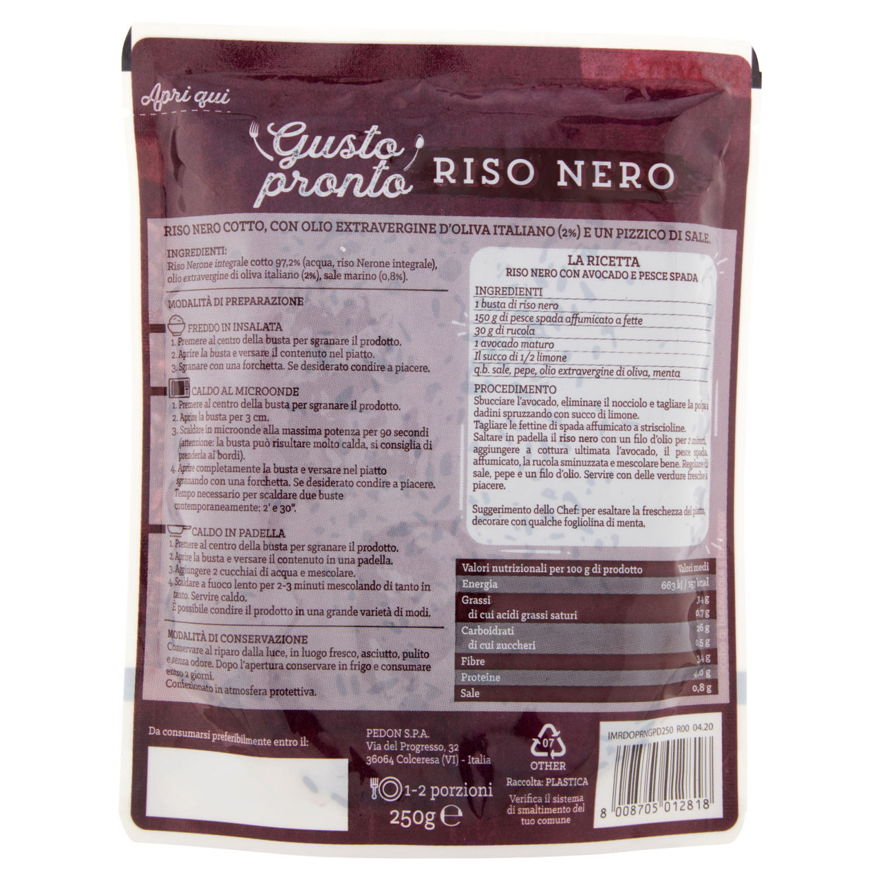 Gp riso nero 250g - Immagine 51