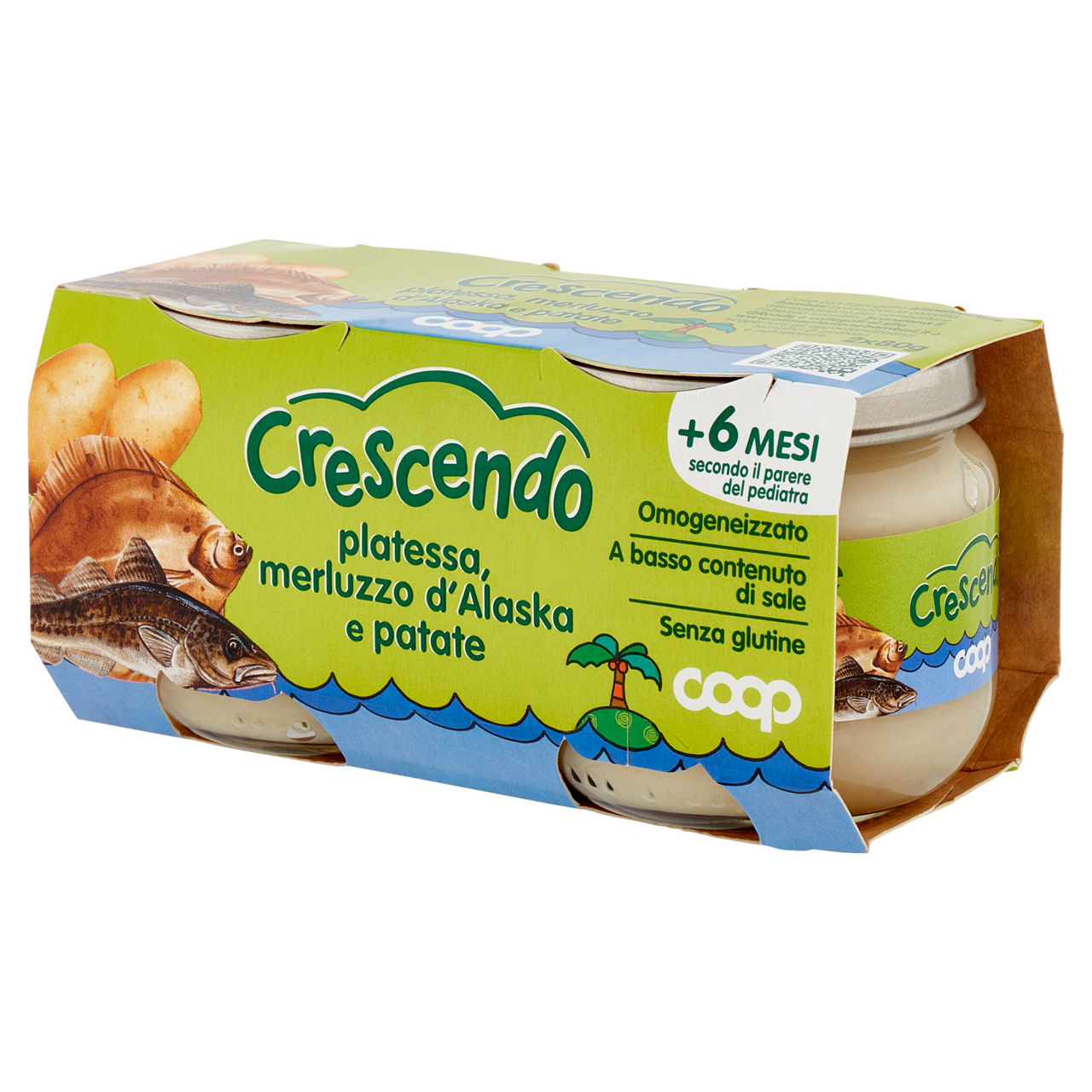 Omogeneizzato crescendo merluzzo e platessa coop g80x2 - Immagine 11