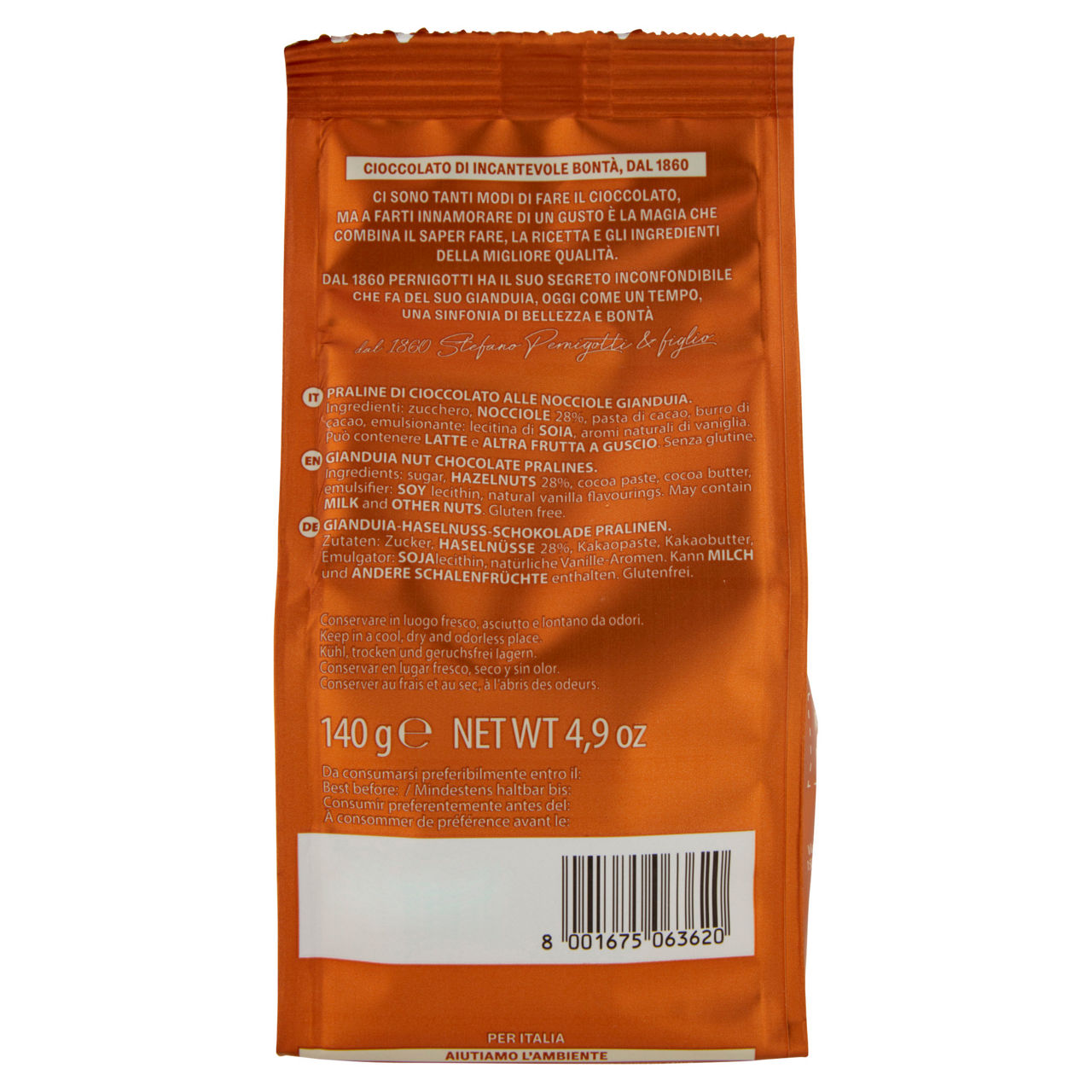 Praline di cioccolato gianduiotto 140 gr - Immagine 21