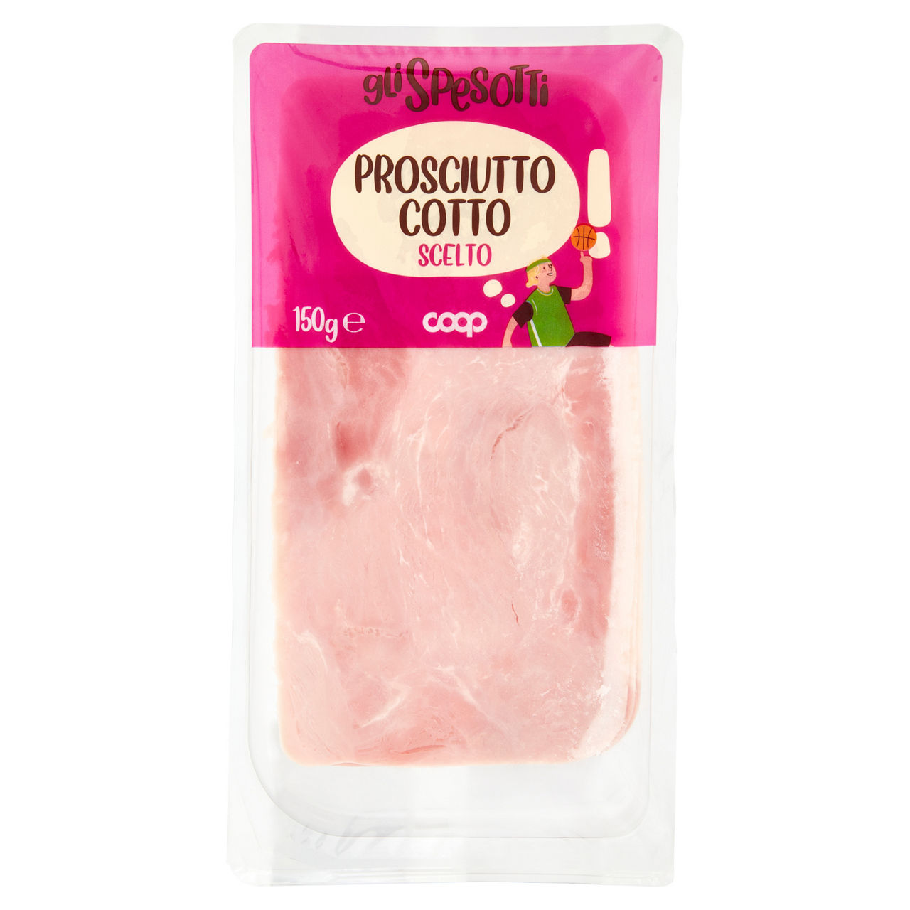 Prosciutto cotto scelto affettato 150 gr