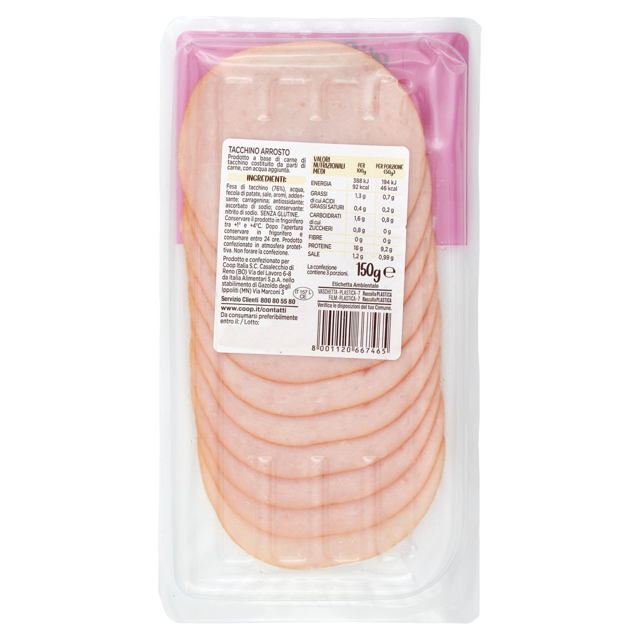 Tacchino arrosto a fette 150 gr - Immagine 11