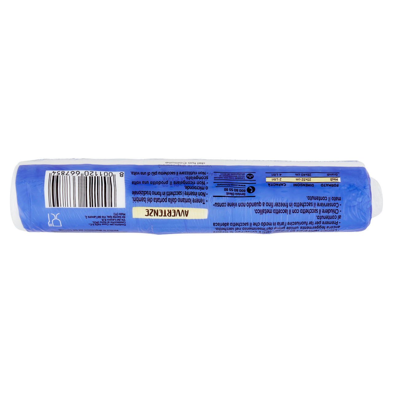 Sacchi freezer coop gli spesotti medi l 2 rotolo da 180 sacchetti pz.1 - Immagine 41