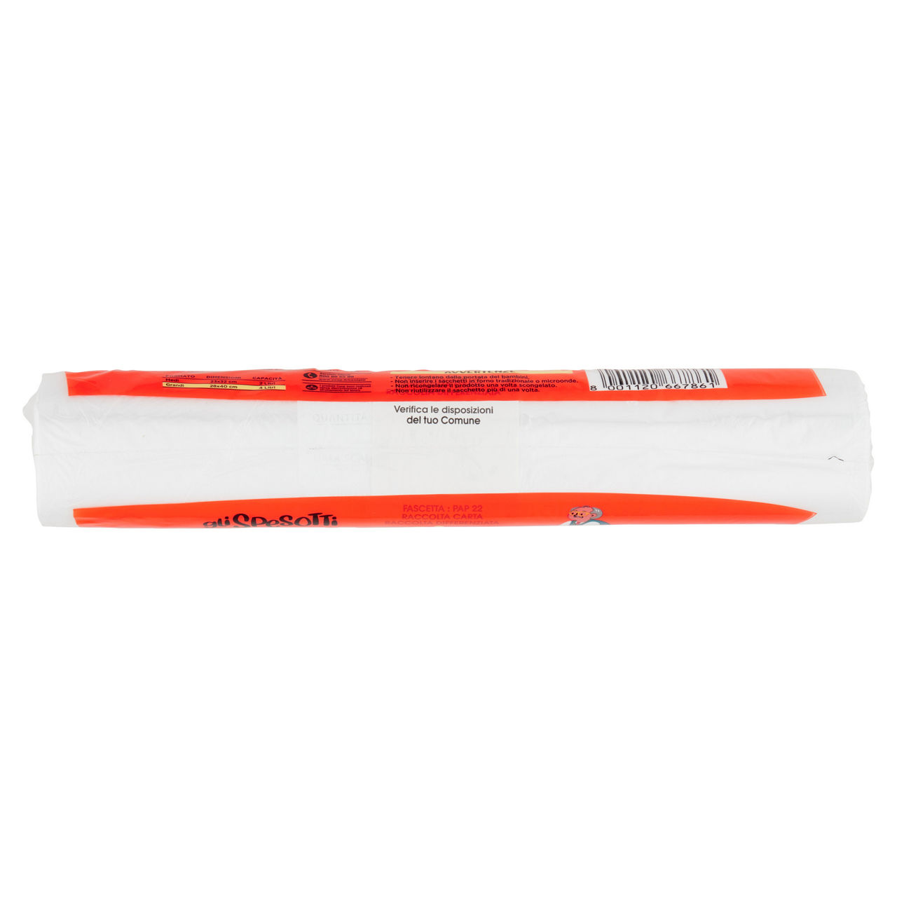 Sacchi freezer coop gli spesotti grandi l 4 rotolo da 150 sacchetti pz 1 - Immagine 41