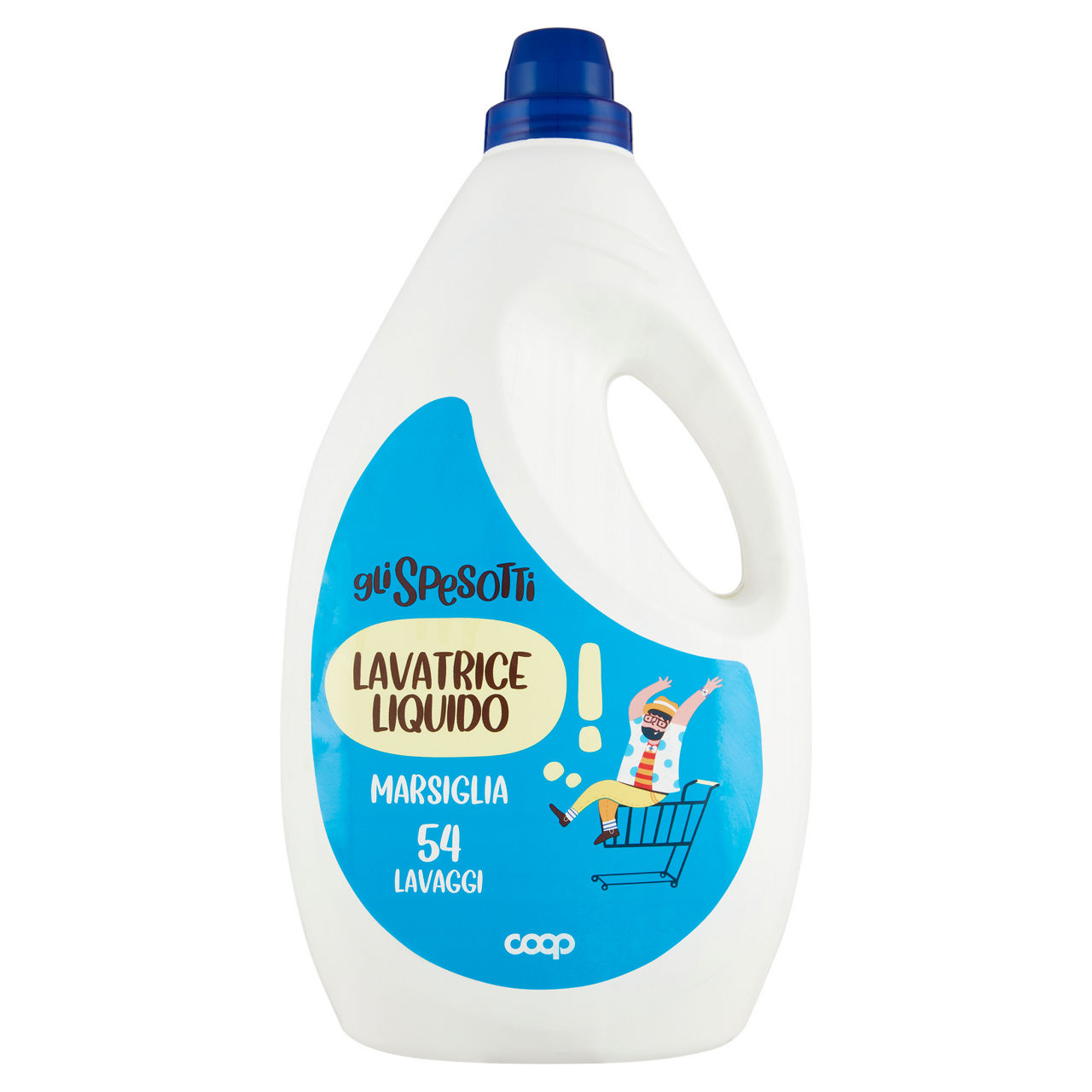 Detersivo lavatrice liquido coop gli spesotti  marsiglia 54 lavaggi l 3 - Immagine 01