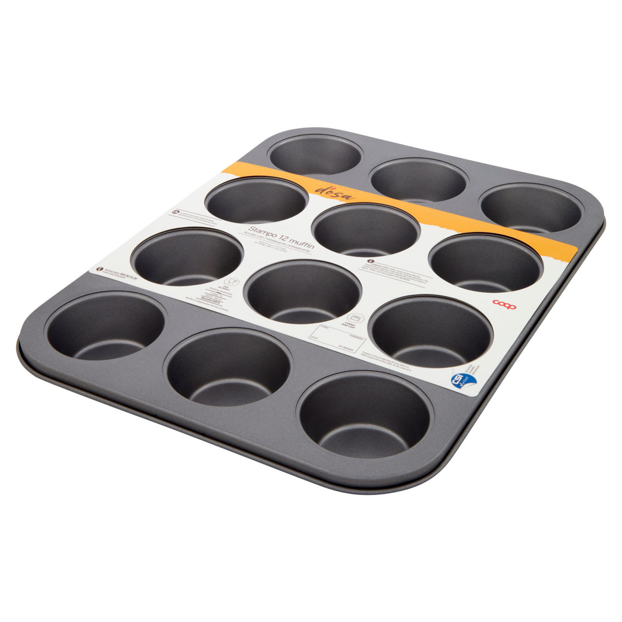 Stampo 12 muffin 34x26 cm coop - Immagine 11