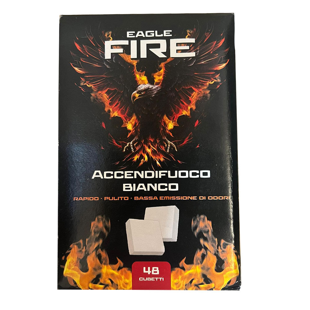 Accendifuoco bianco Eagle Fire 48 pz