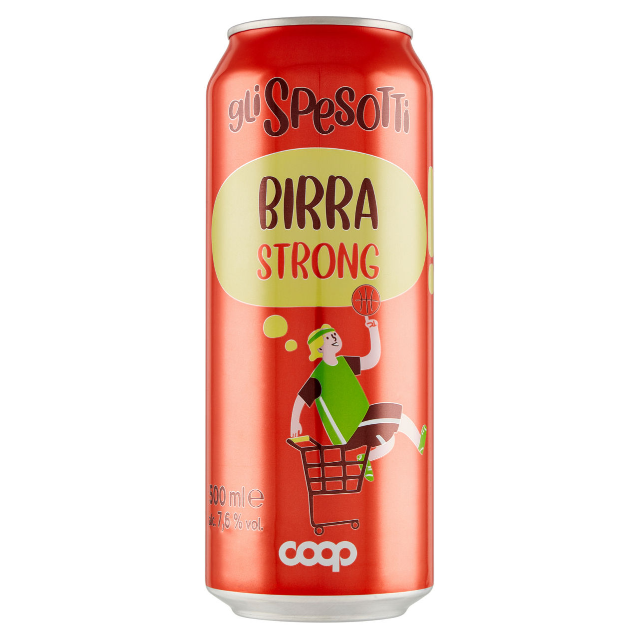 Birra strong gli spesotti coop lattina ml 500