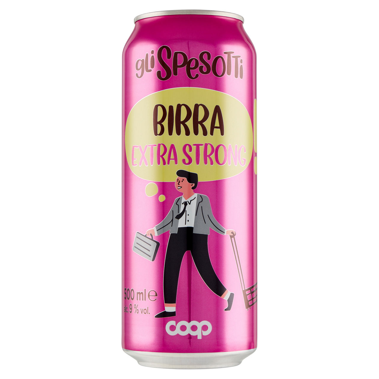 Birra extra strong gli spesotti coop lattina ml 500