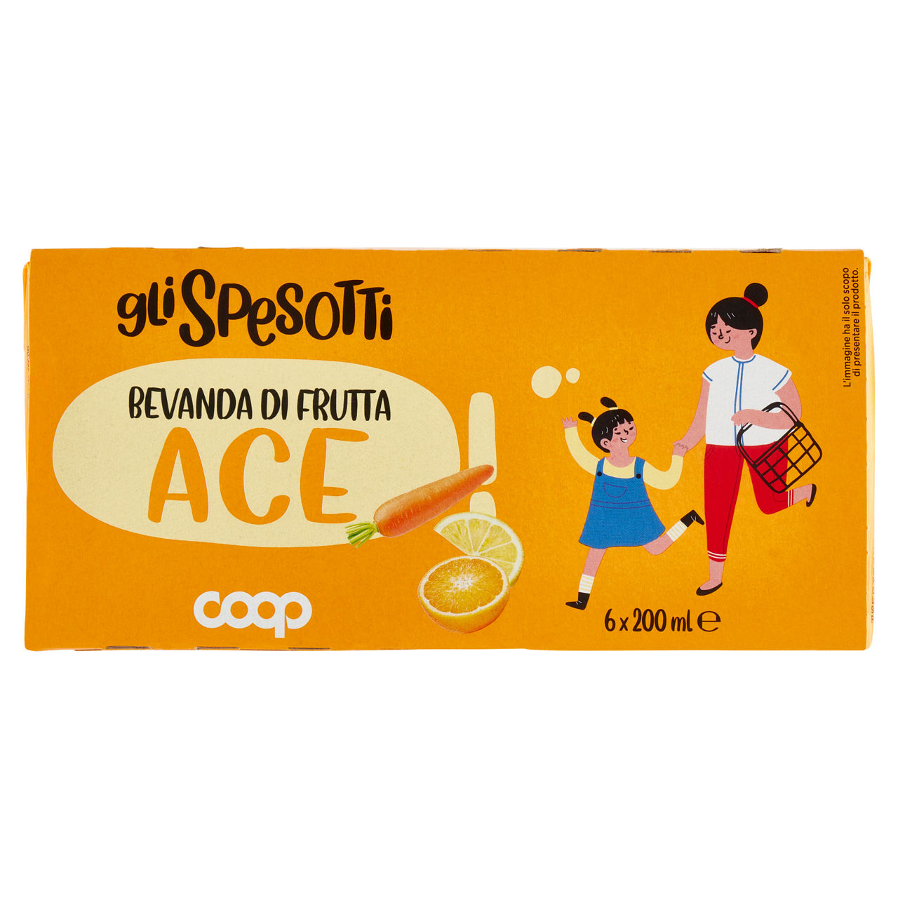 Bevanda alla frutta ace spesotti coop cluster ml 200x6 - Immagine 01