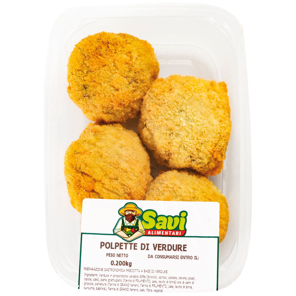 Polpette di verdure 200 gr