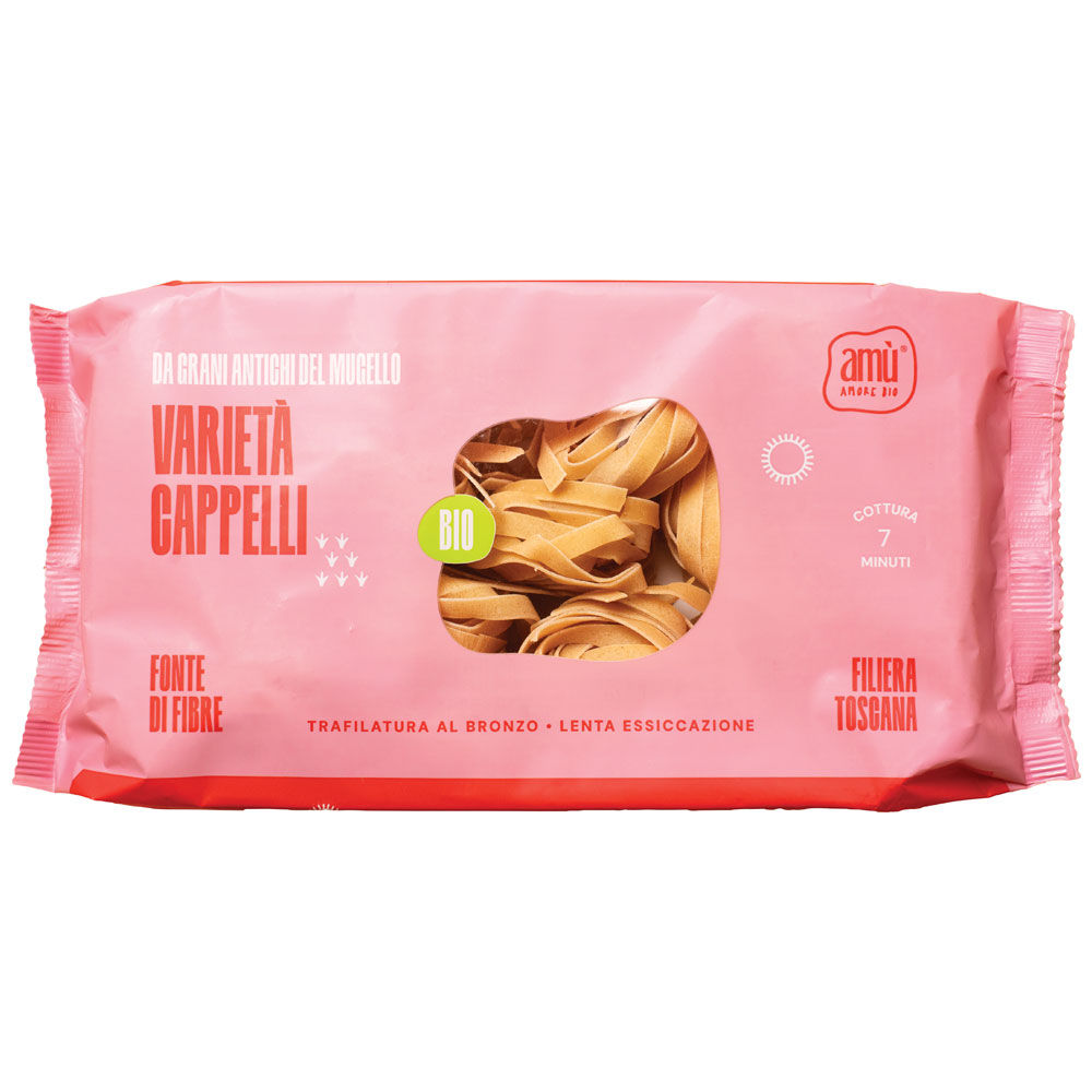 Tagliatelle nido pasta di grano duro Cappelli bio 250 gr - Immagine 01