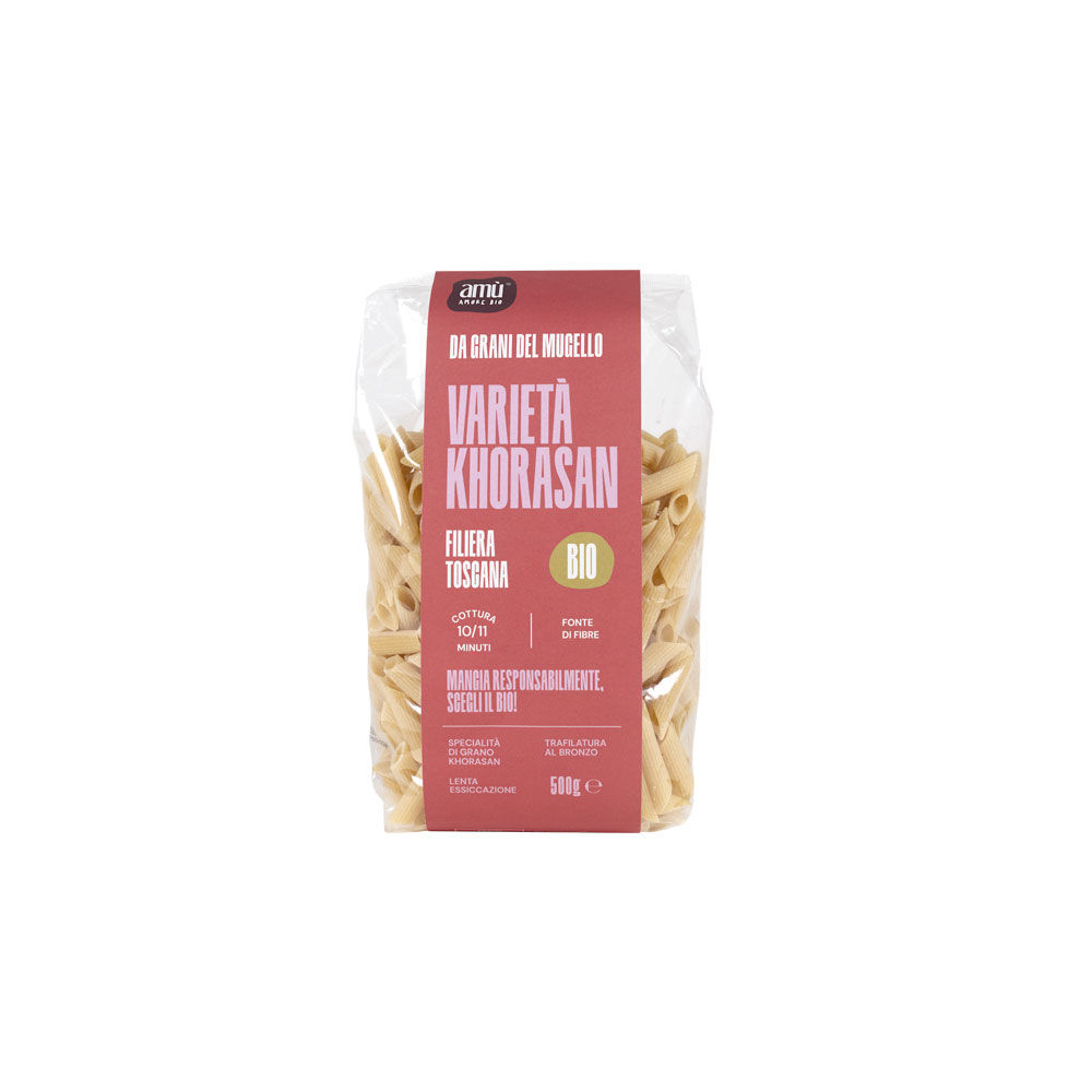 Penne di grano khorasan bio 500 gr - Immagine 01