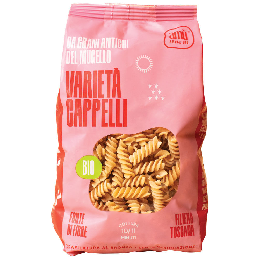 Fusilli grano Cappelli pasta di semola di grano duro bio 500 gr - Immagine 01