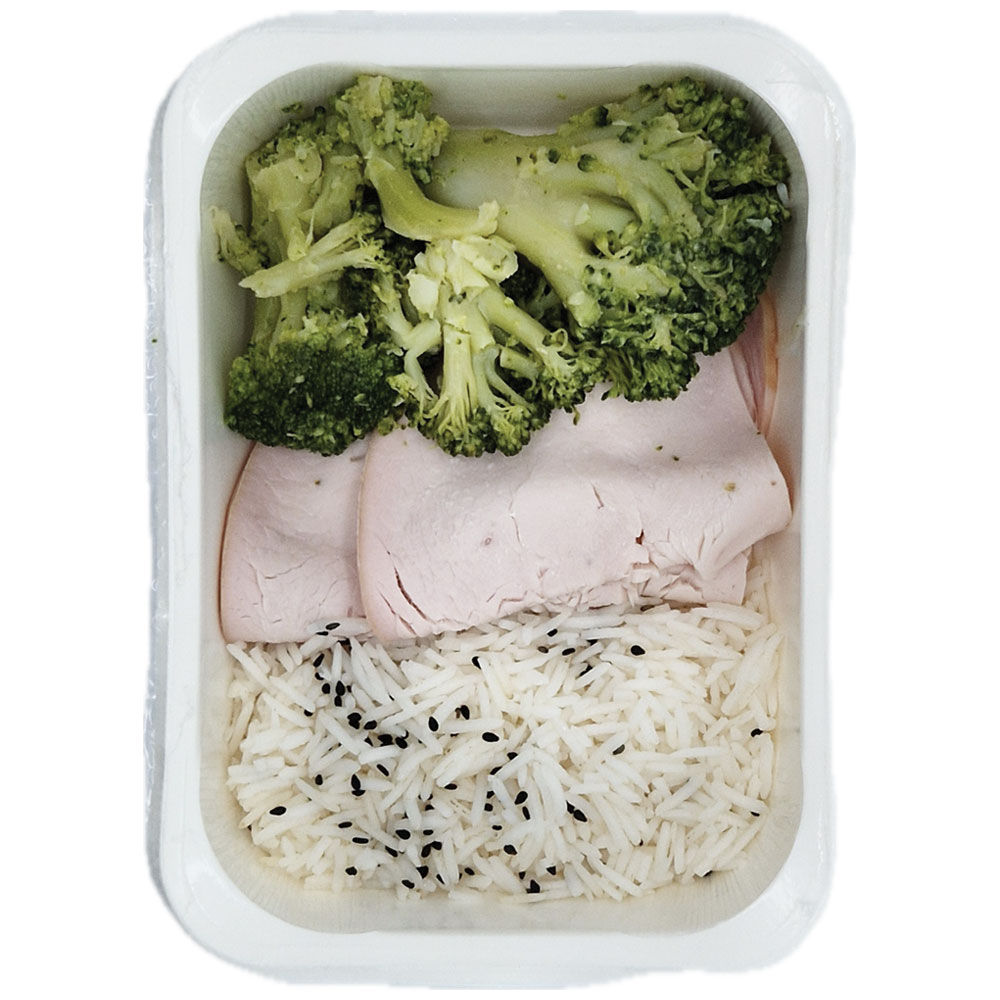 Riso basmati fesa di tacchino e broccoli - Immagine 01