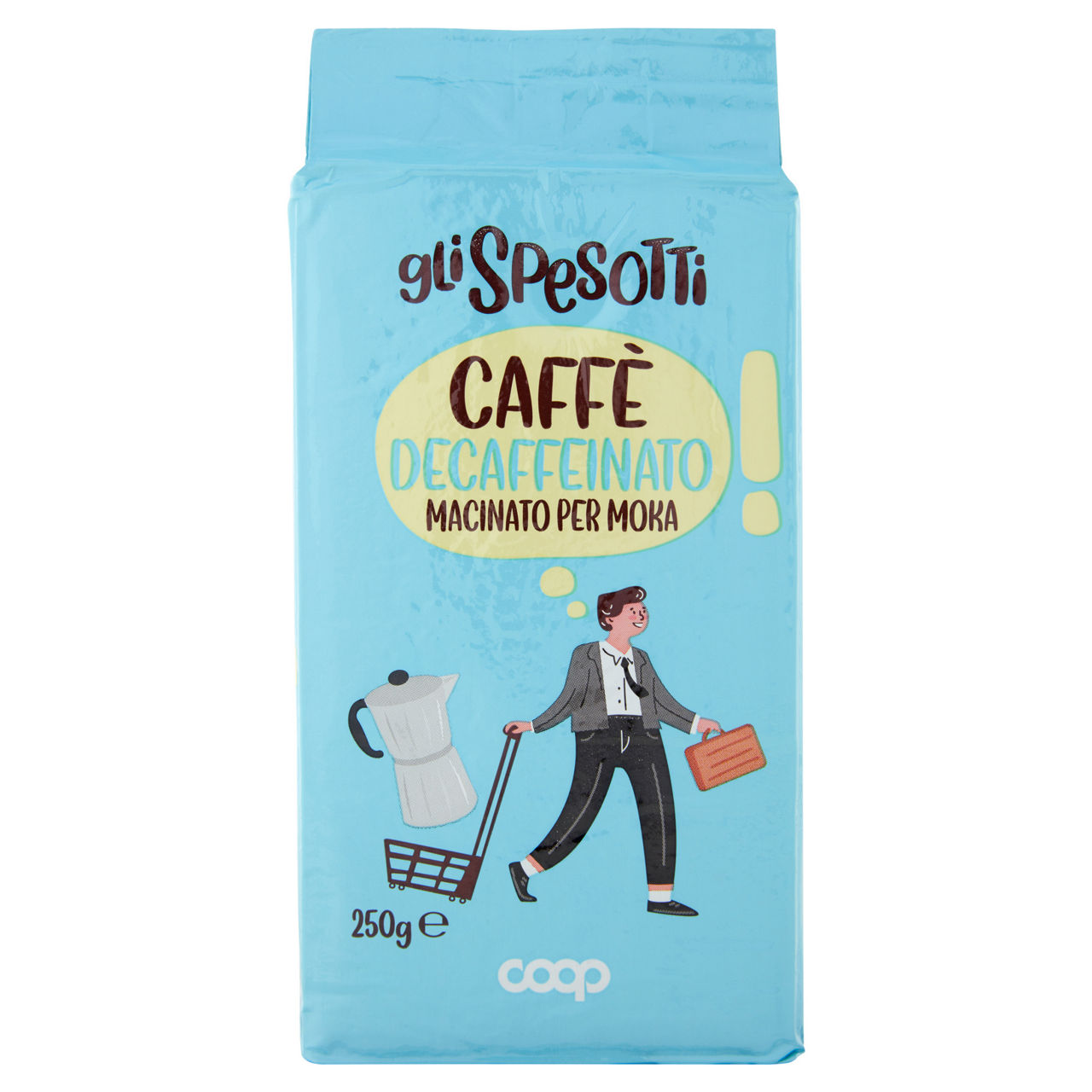 Caffè decaffeinato macinato per moka 250 gr