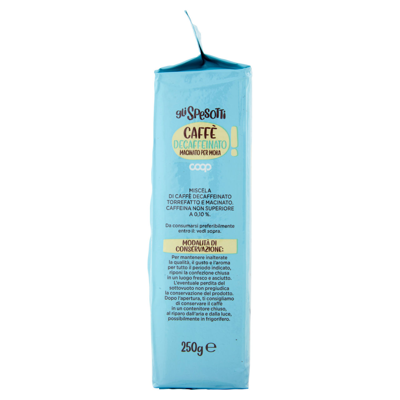 Caffè decaffeinato macinato per moka 250 gr - Immagine 11