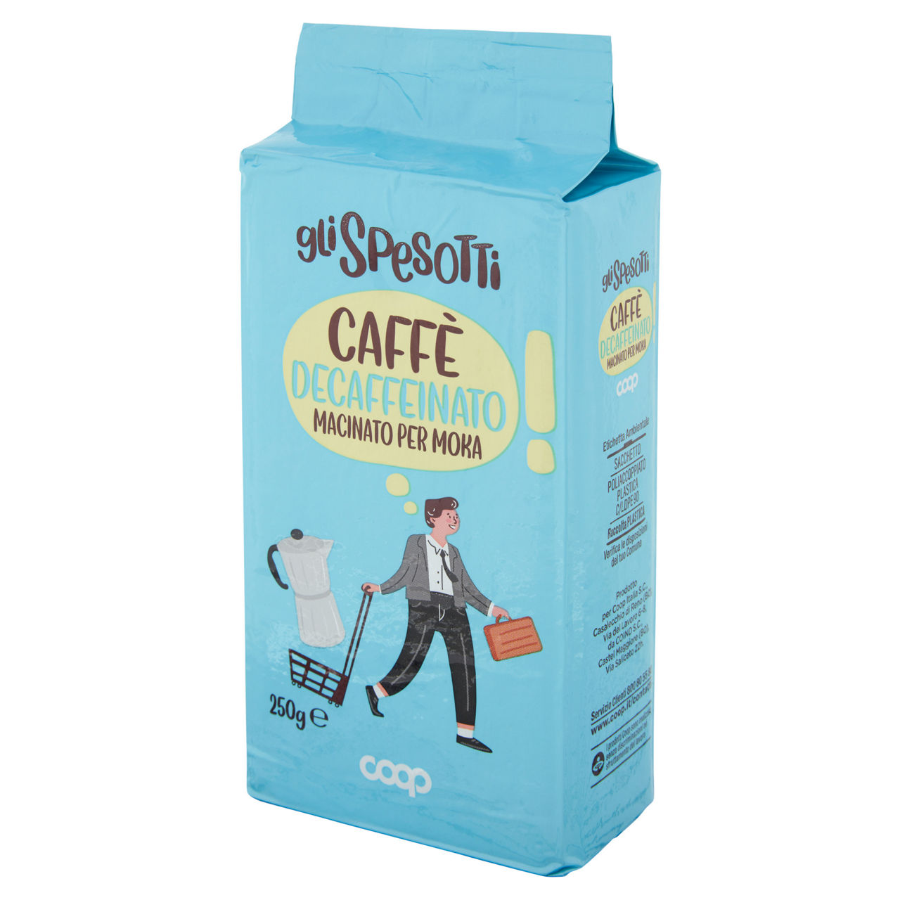 Caffè decaffeinato macinato per moka 250 gr - Immagine 51