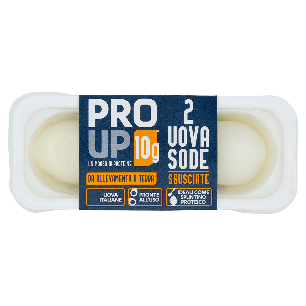 Uova sode sgusciate 2 pz 80 gr - Immagine 01