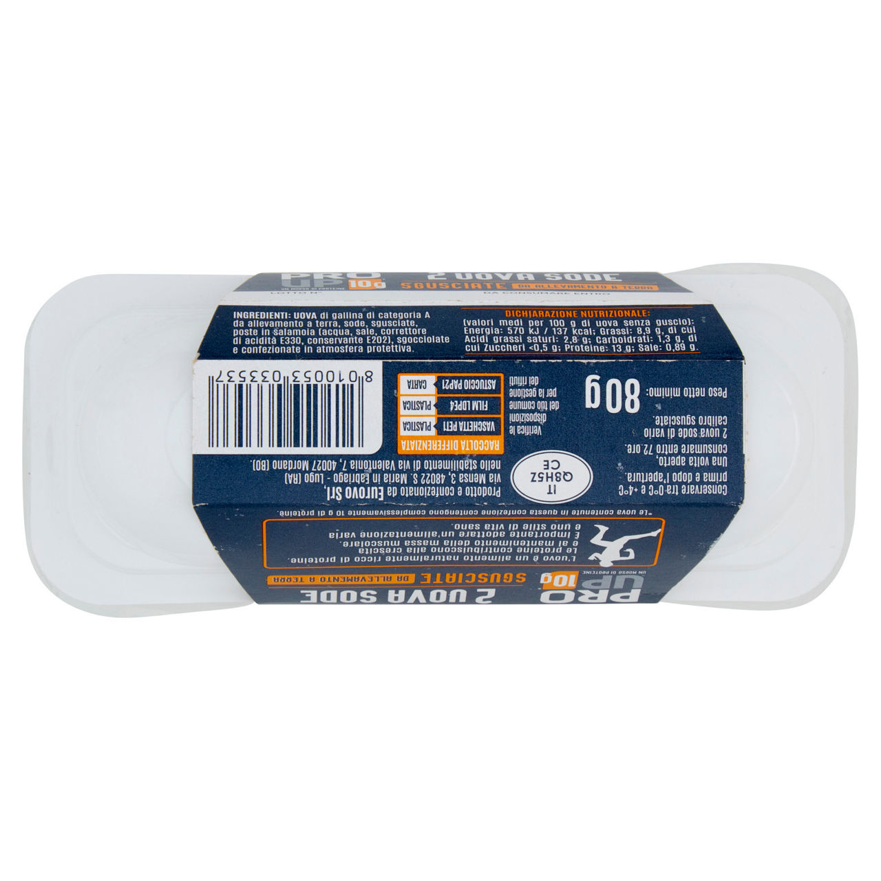 Uova sode sgusciate 2 pz 80 gr - Immagine 21
