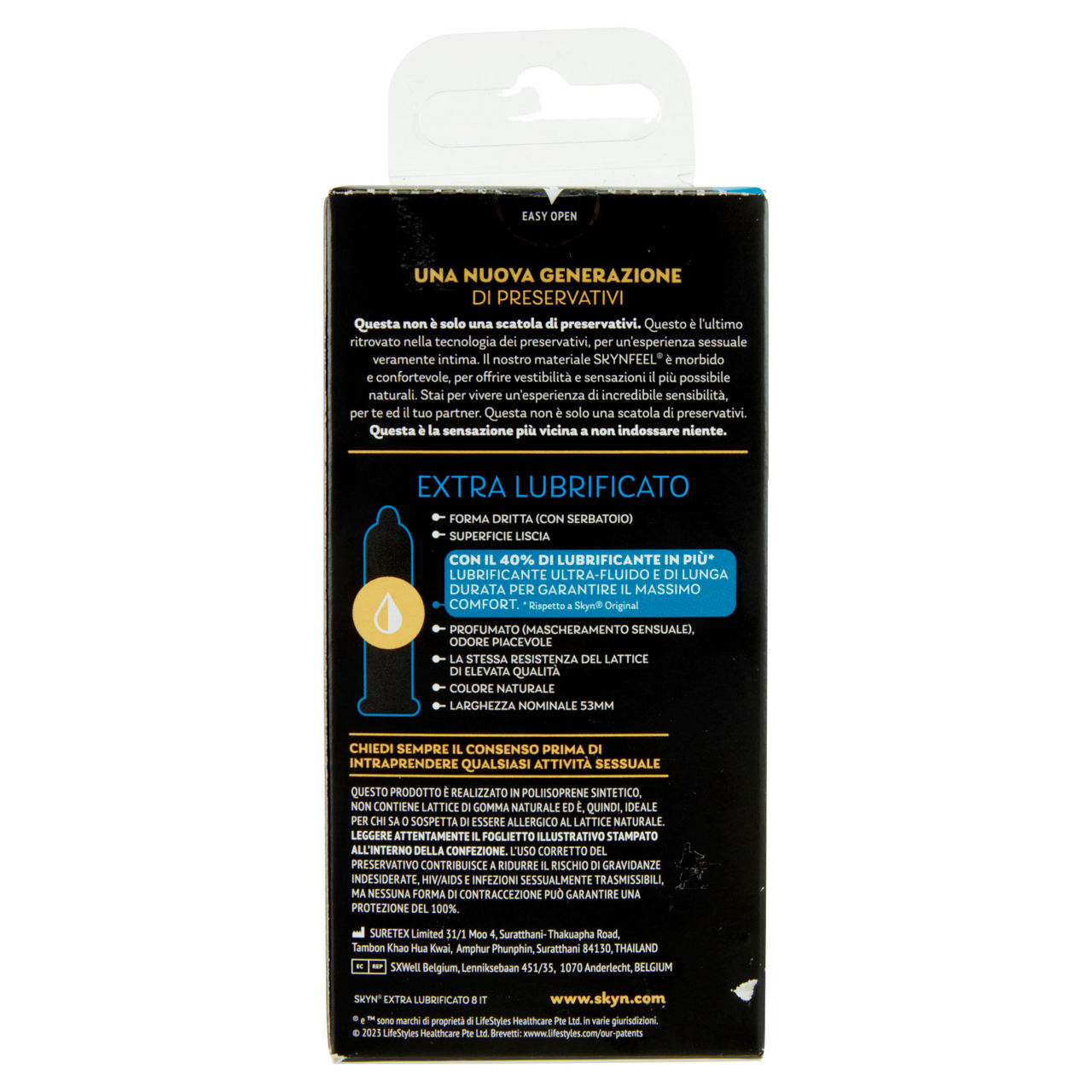 Profilattico extra lubrificated akuel skyn pz 8 - Immagine 11