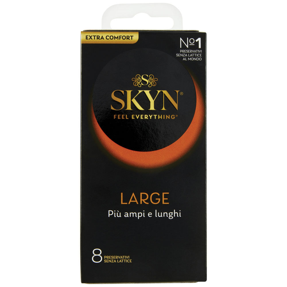 Profilattici Large pi&ugrave; ampi e lunghi 8 pz - Immagine 01