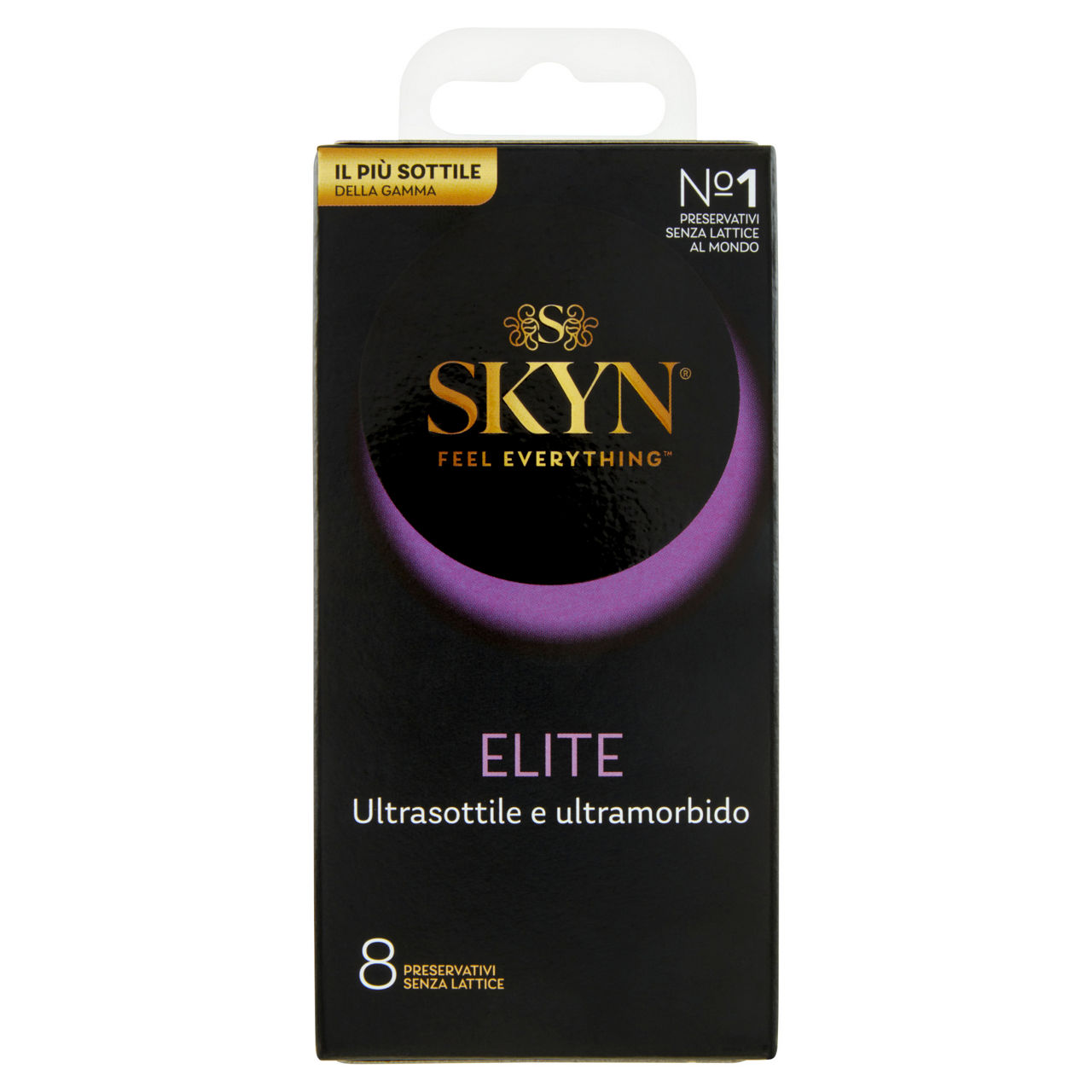Profilattico ultrasottile akuel skyn elite pz.8