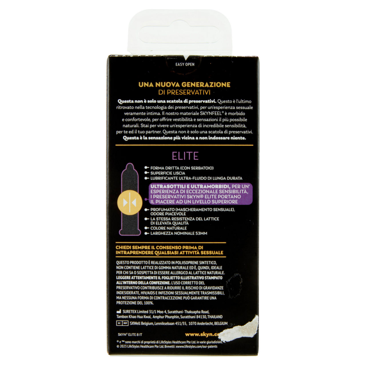 Profilattico ultrasottile akuel skyn elite pz.8 - Immagine 11