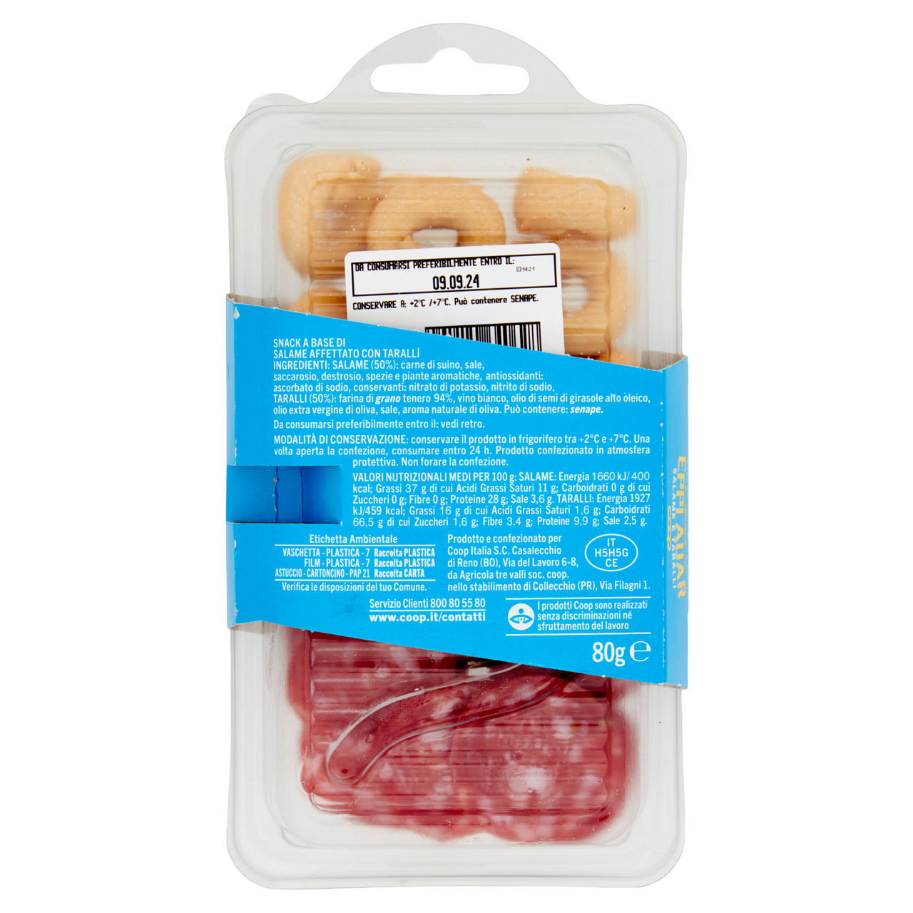 Snack salato con salame e taralli 80 gr - Immagine 41