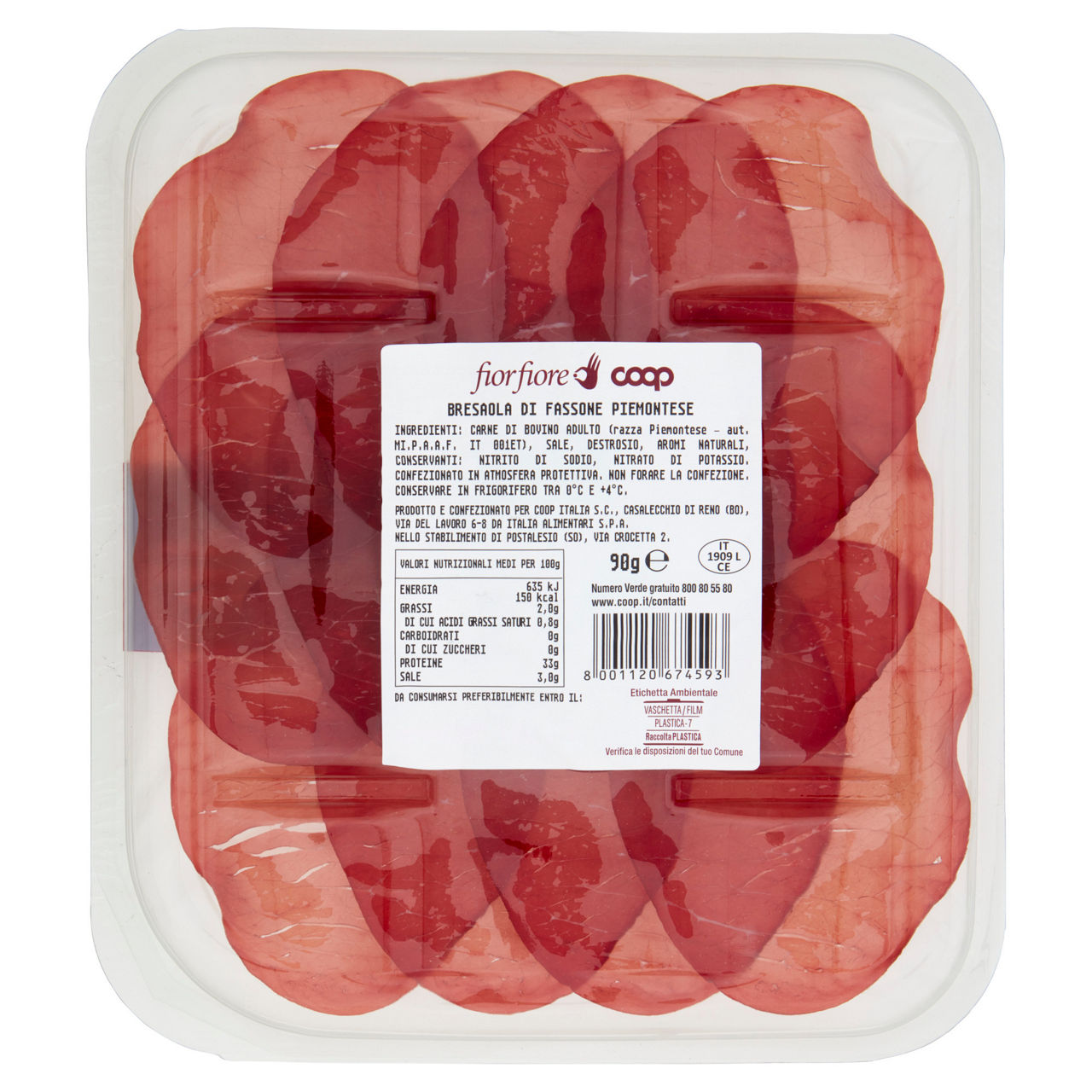 Bresaola di Fassone Piemontese 90 gr - Immagine 11