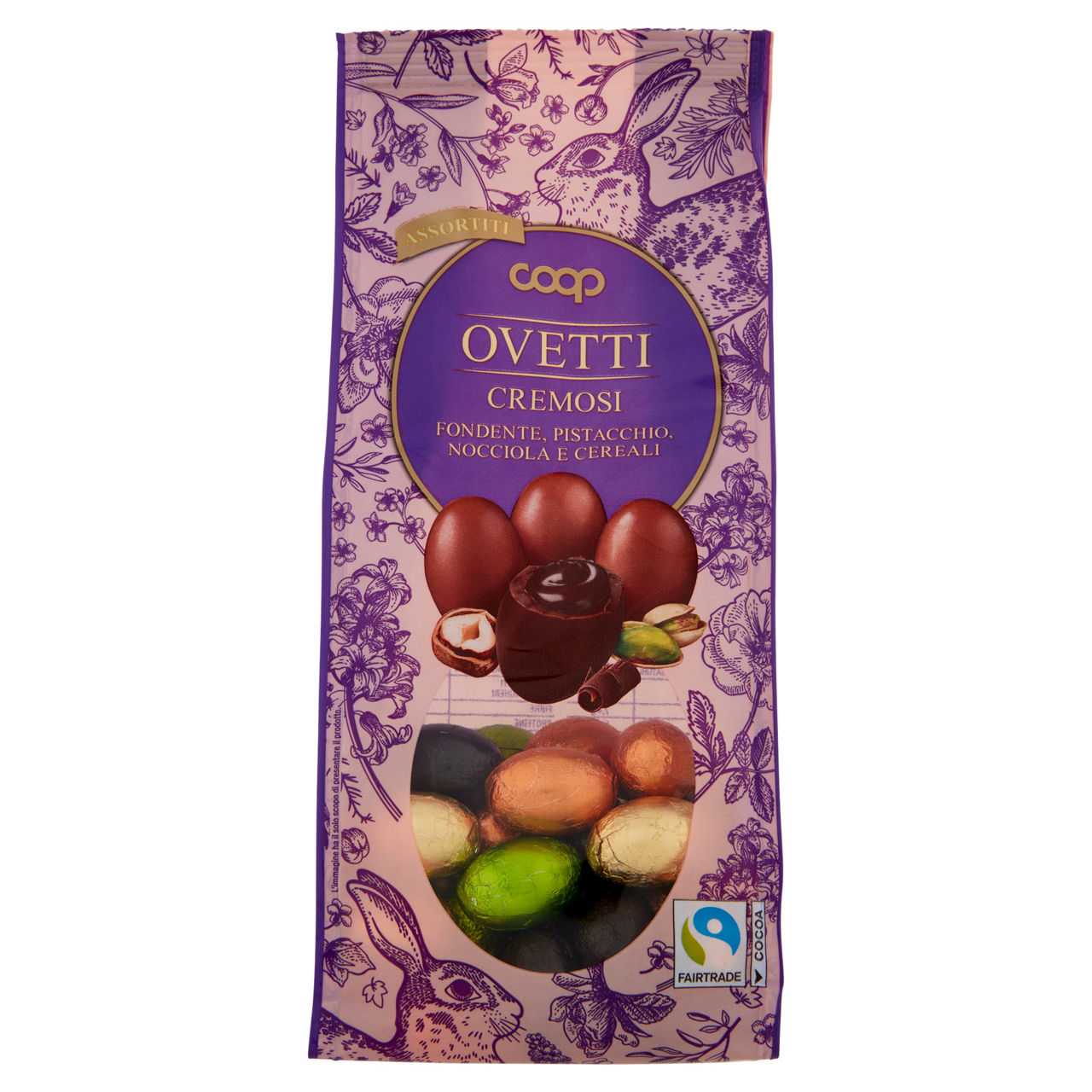 Ovetti cremosi di cioccolato assortiti 210 gr