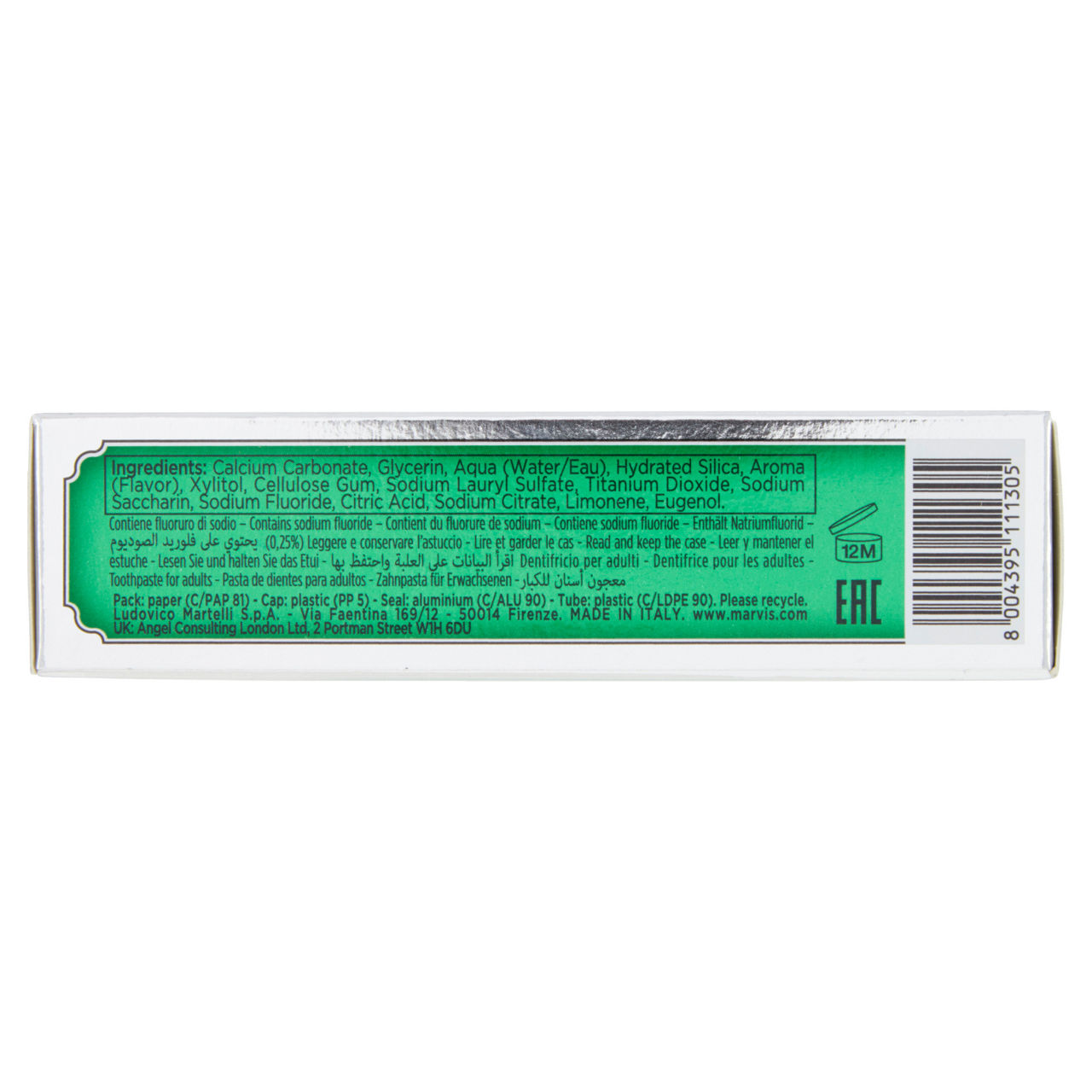 Dentifricio marvis classic strong mint c ml 25 - Immagine 21