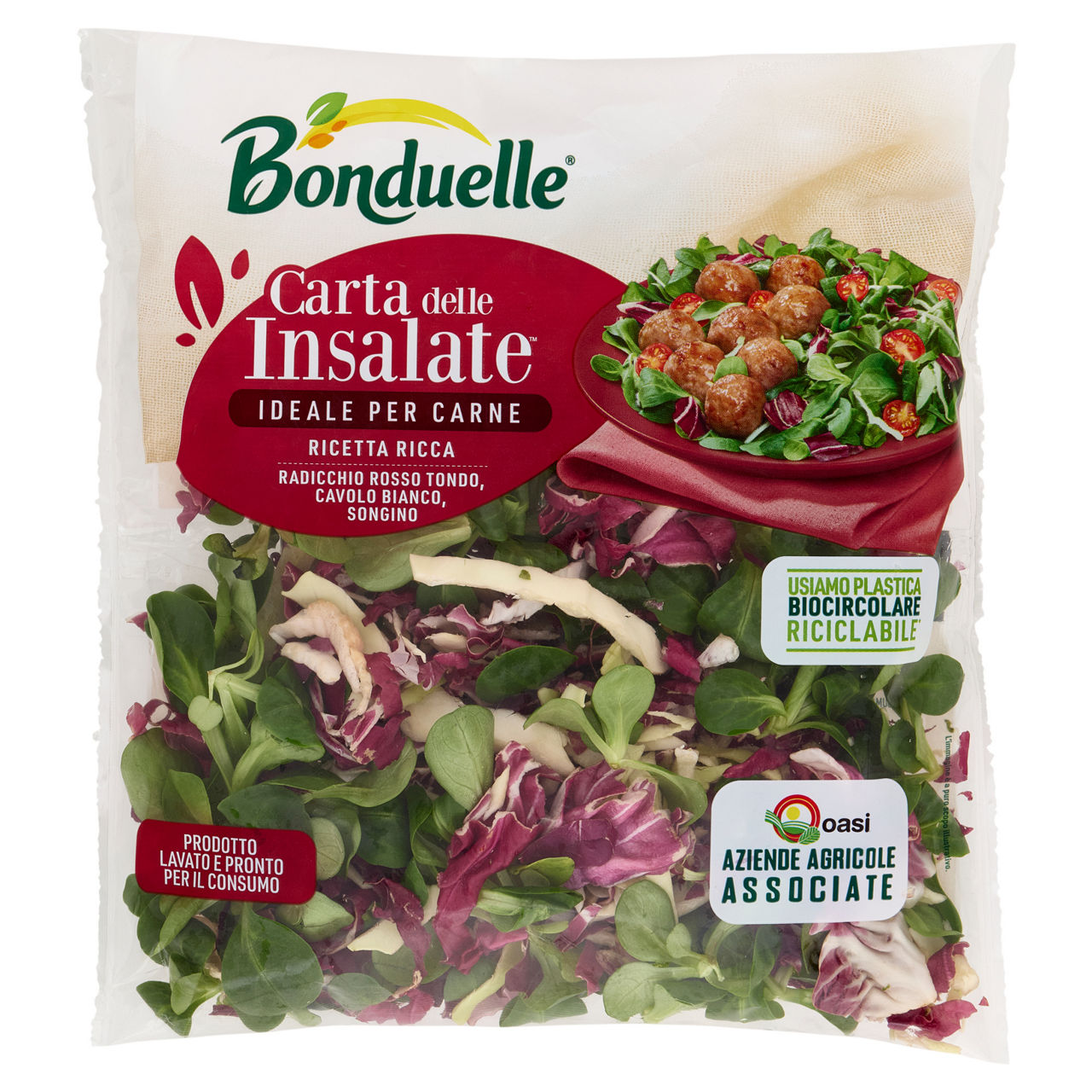 Insalata mista ricetta Ricca 120 gr - Immagine 01