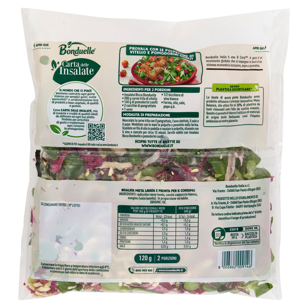 Insalata mista ricetta Ricca 120 gr - Immagine 11