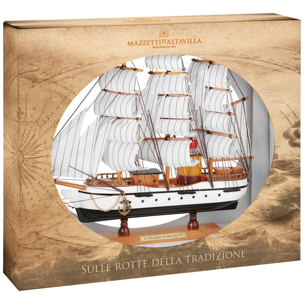 Grappa in confezione regalo Veliero 50 ml - Immagine 11