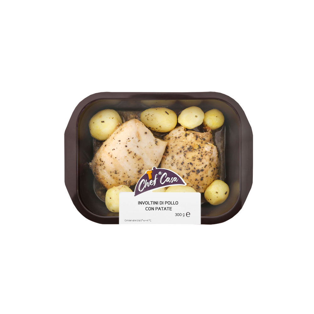 Involtini di pollo con patate 300 gr - Immagine 01