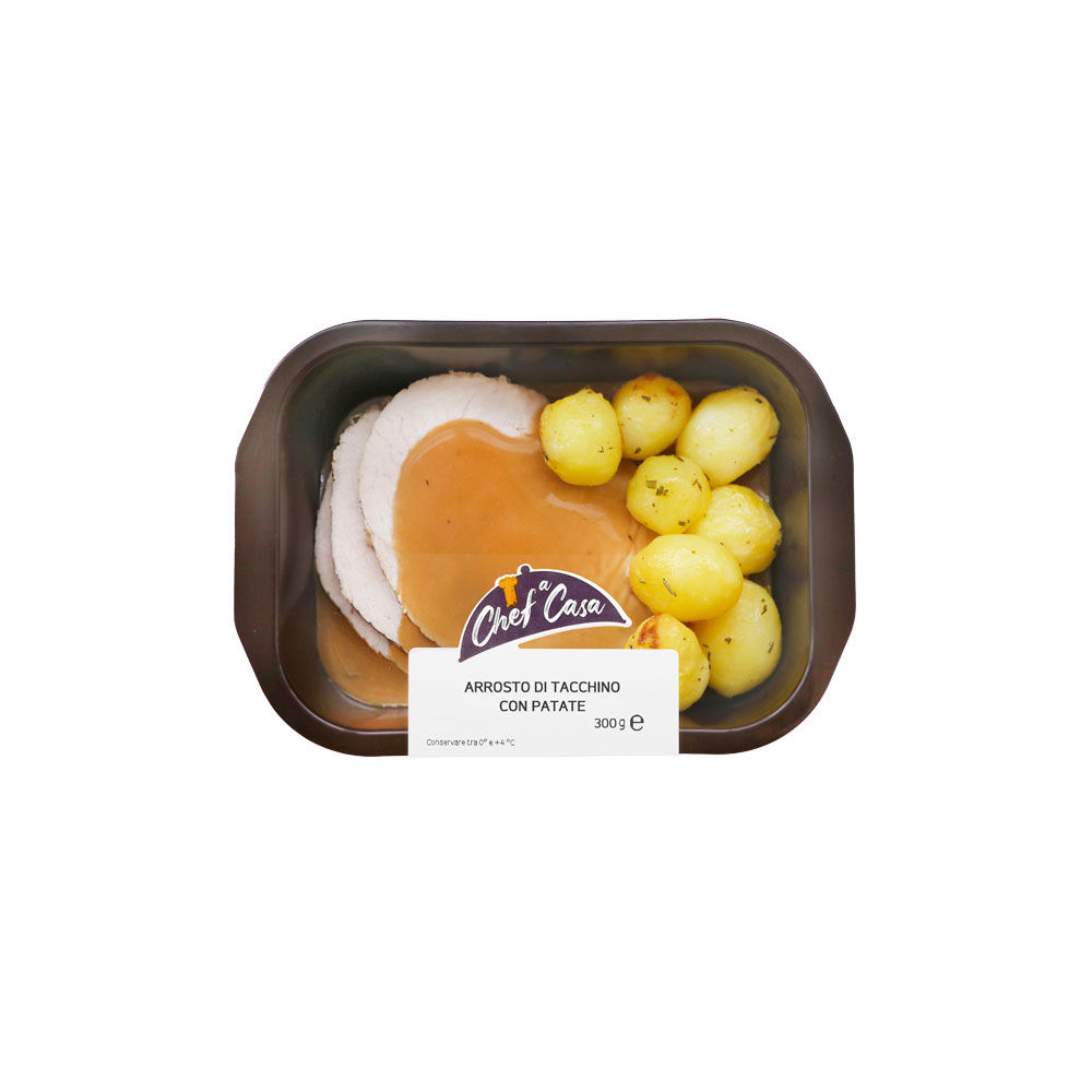 Arrosto di tacchino con patate 300 gr - Immagine 01