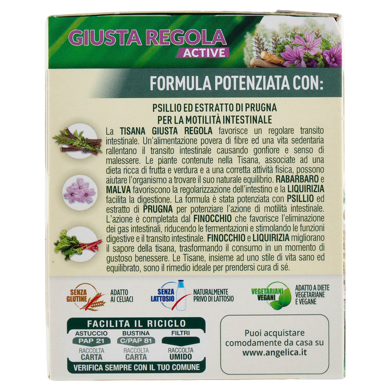 Tisana Giusta Regola Active 18 filtri - Immagine 51