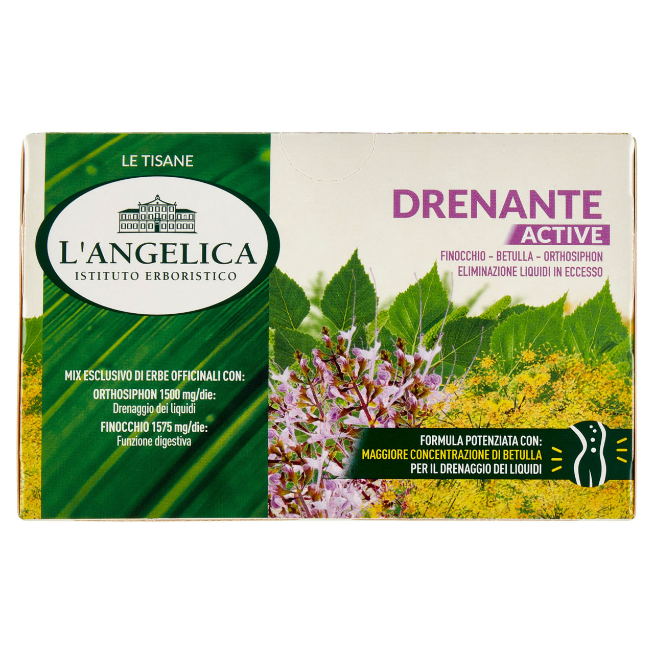 Tisana drenante active 18 filtri