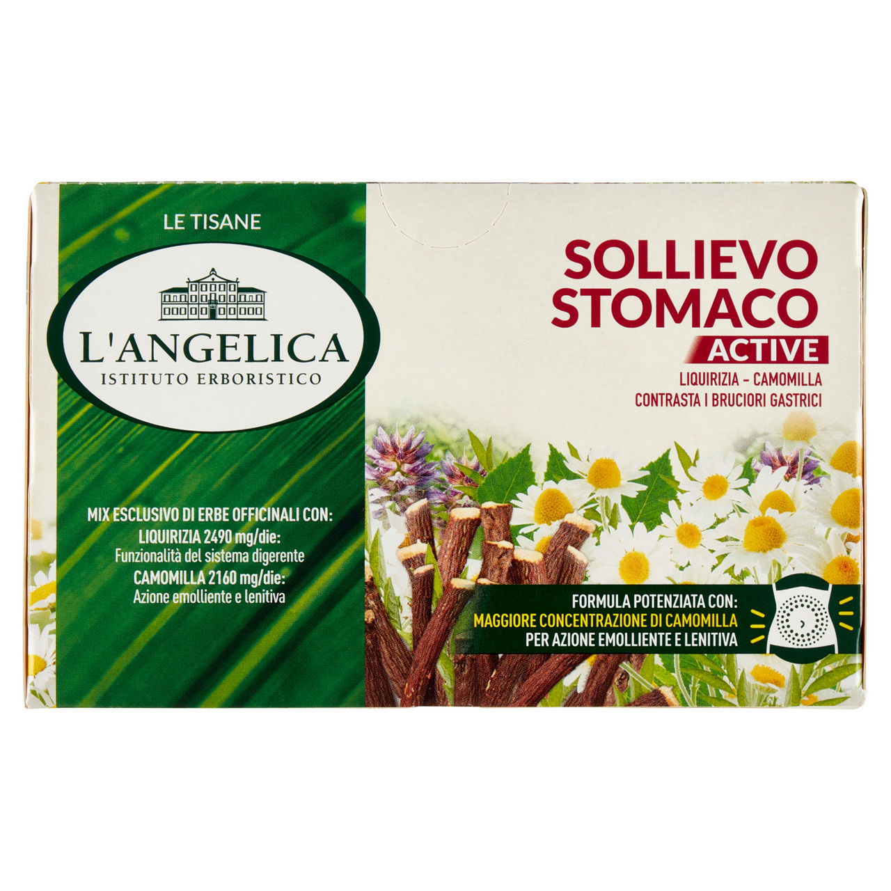 Tisana sollievo stomaco active 18 filtri - Immagine 01