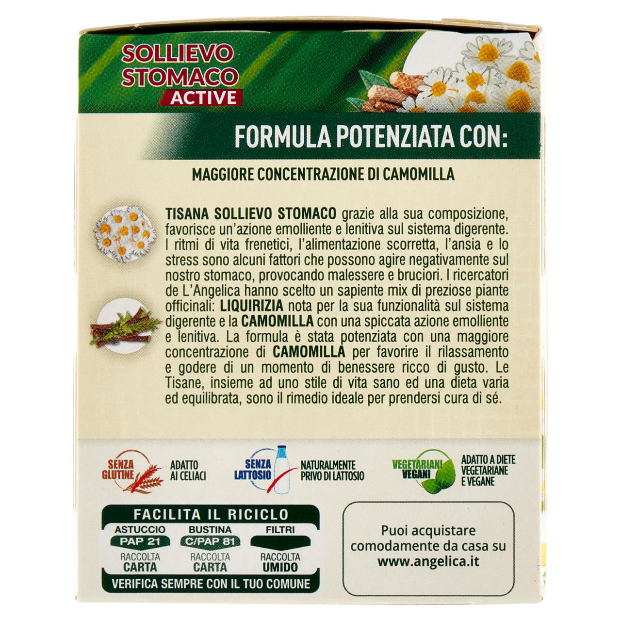 Tisana sollievo stomaco active 18 filtri - Immagine 51