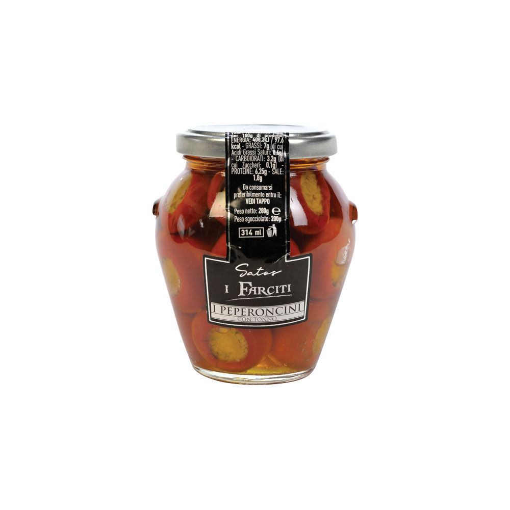 Peperoncini con tonno 280 gr