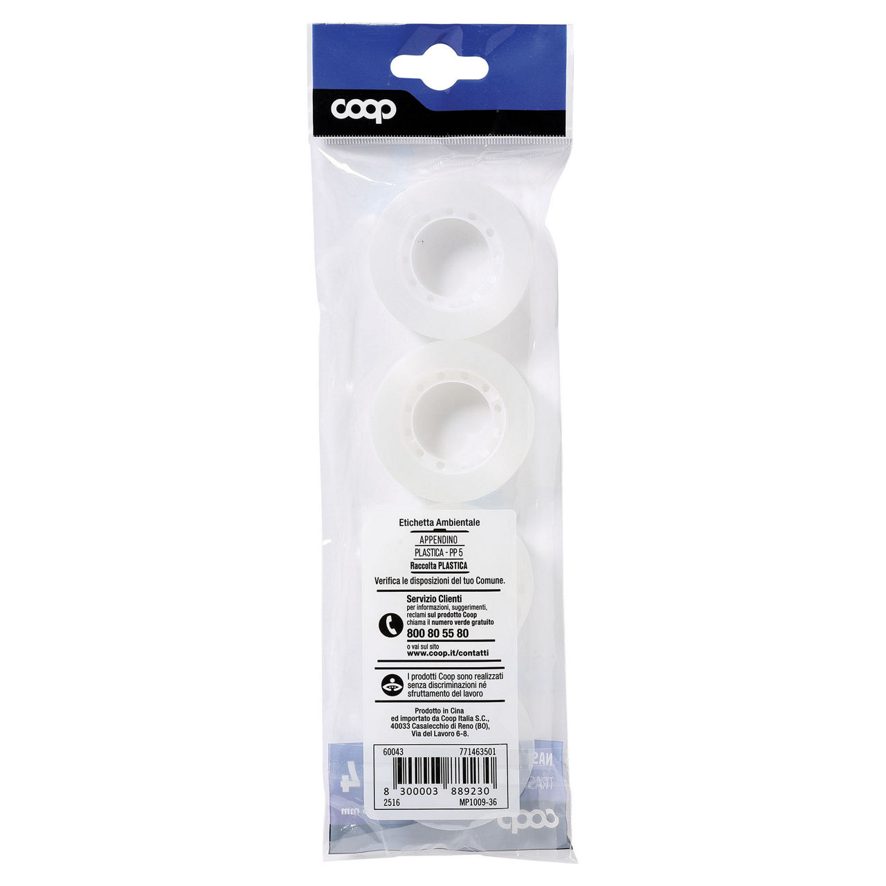 Nastri adesivi trasparenti 15 mm x 33 mt 4 pz - Immagine 11
