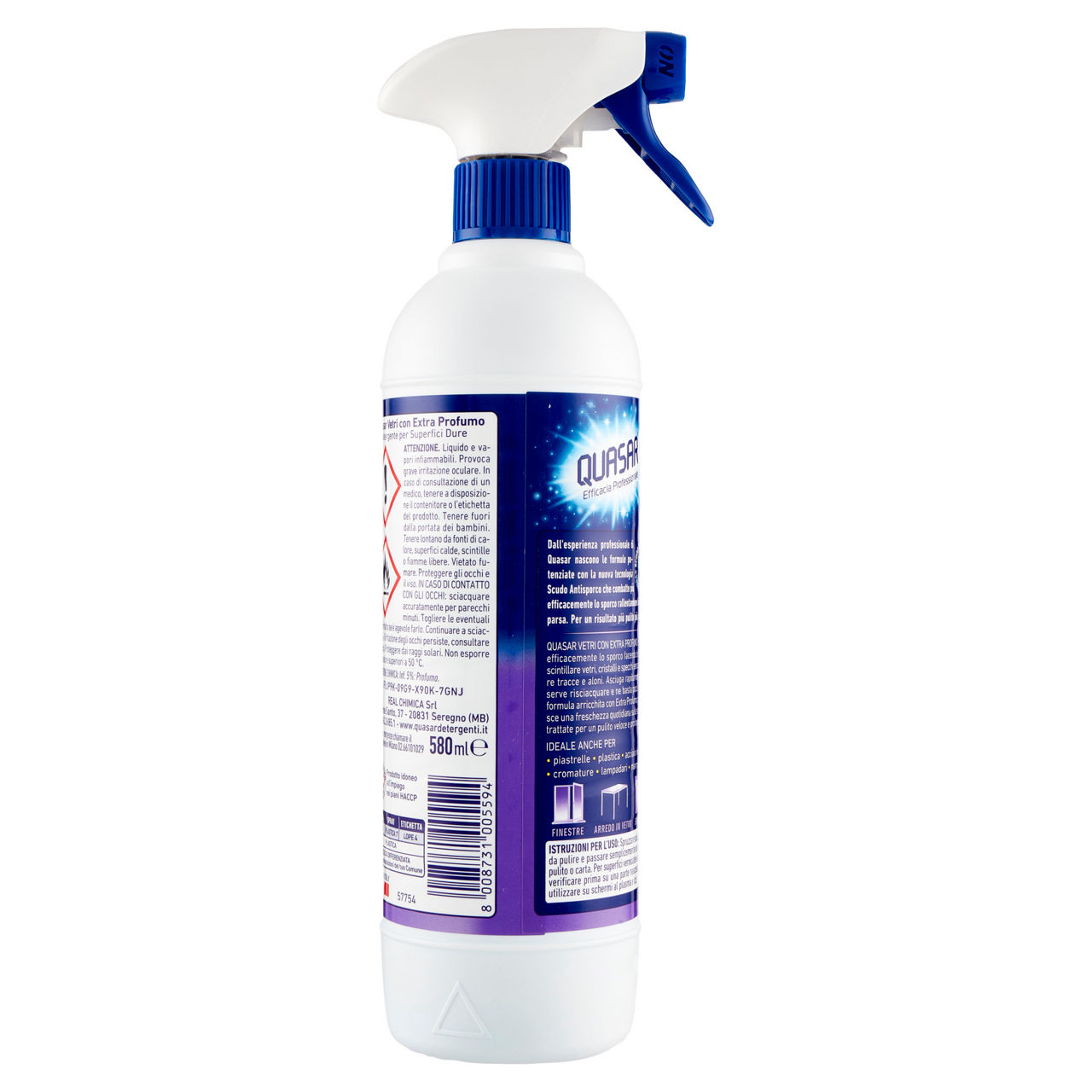 Detergente spray vetri extra profumo 580 ml - Immagine 51