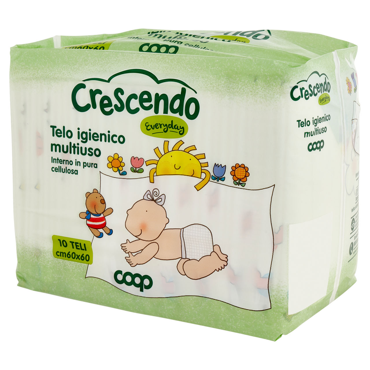 Telo igienico coop crescendo 60x60cm everyday pz 10 - Immagine 21