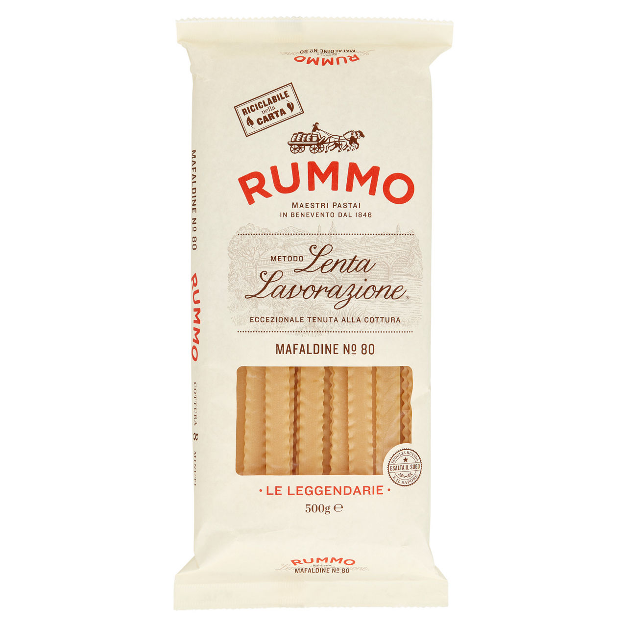 Pasta di semola mafaldine 80 rummo g 500