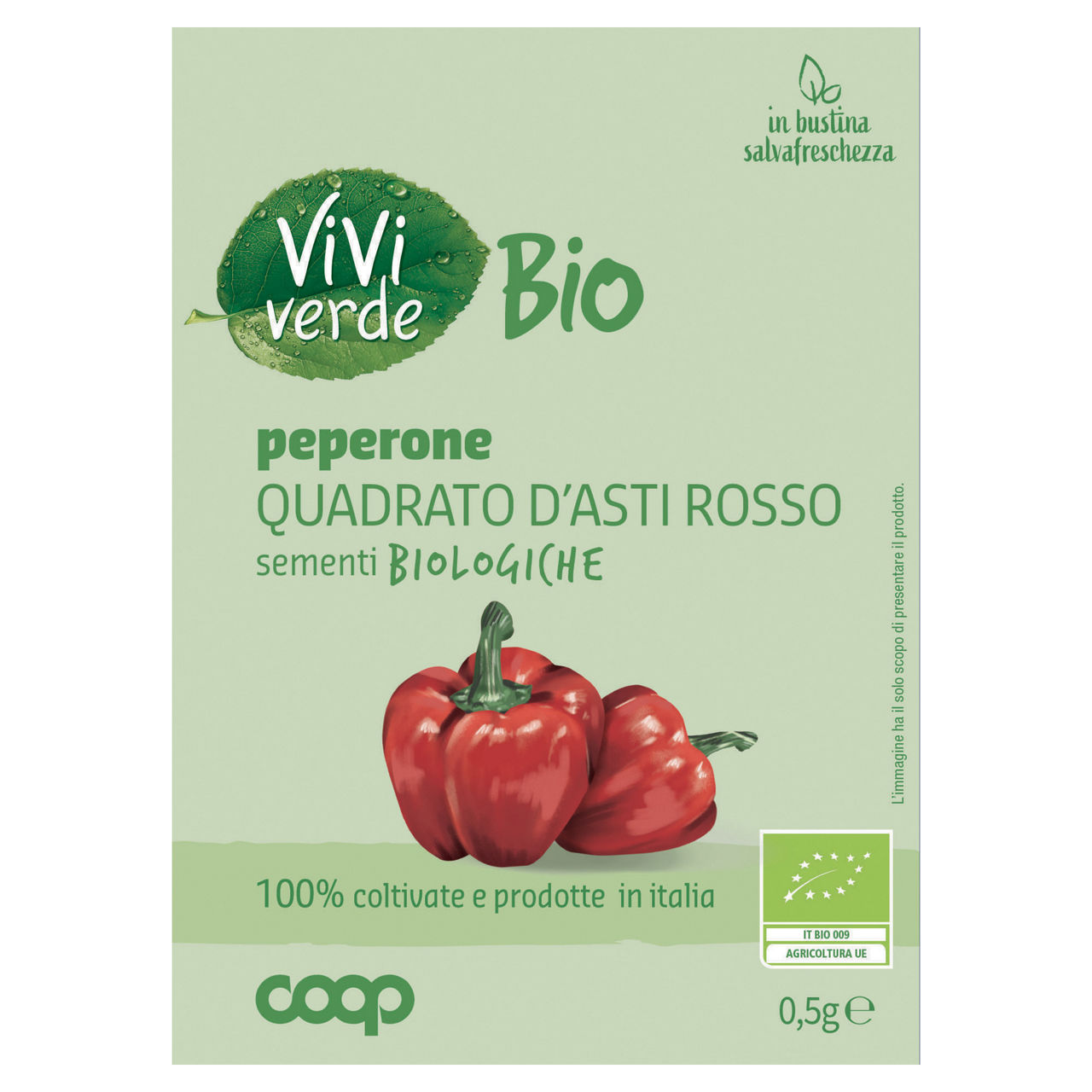 Sementi peperone quadrato d''Asti rosso bio 0,50 gr