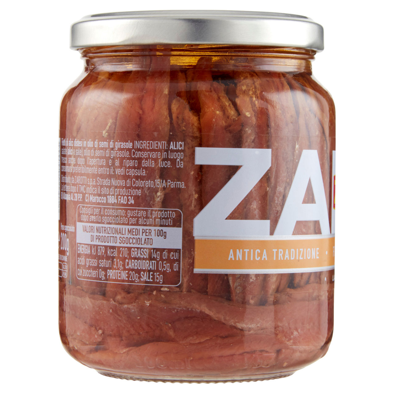 Filetti di alici classici in olio di semi 380 gr - Immagine 31